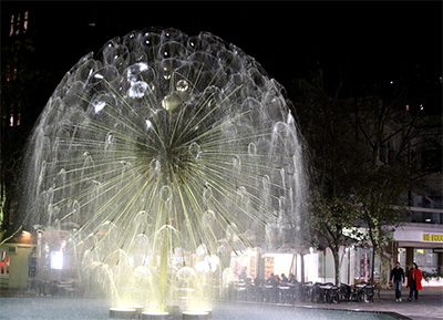 大连国际花卉中心音乐喷泉(造价47万)